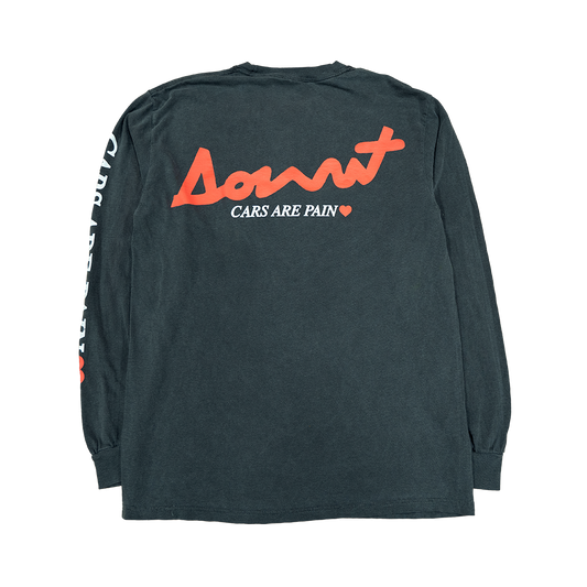 Cars Are Pain Long Sleeve Back