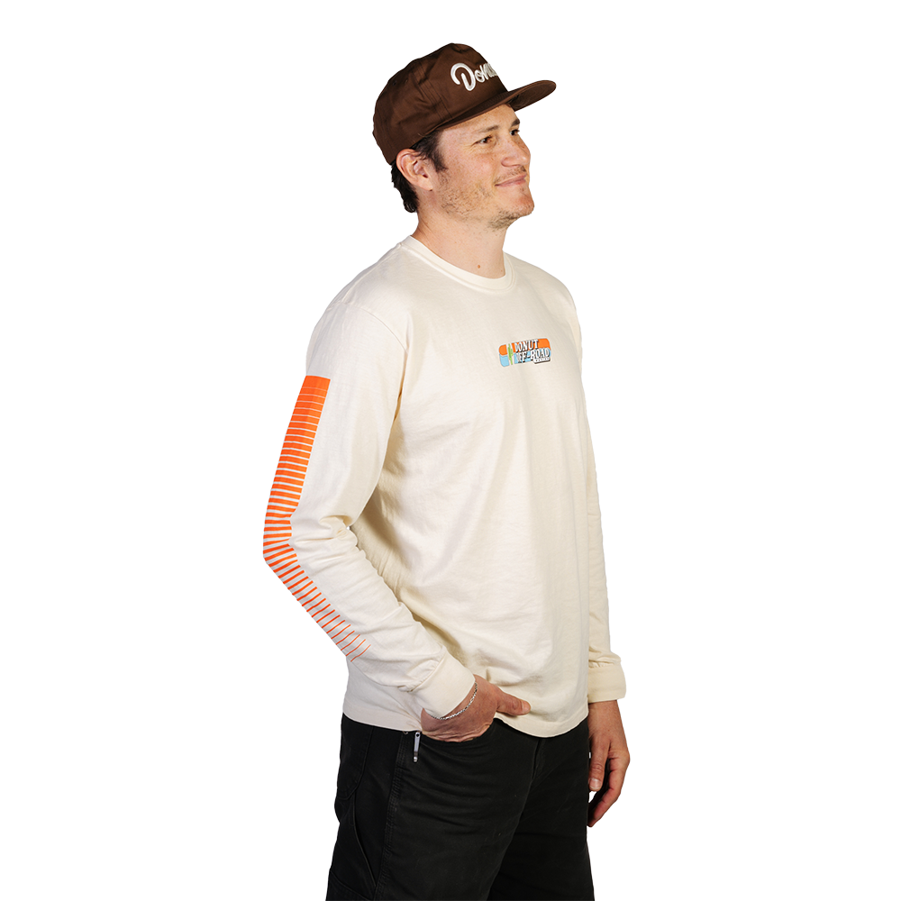 Give It The Beans Baja Long Sleeve - Natural Model 1