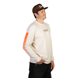 Give It The Beans Baja Long Sleeve - Natural Model 1
