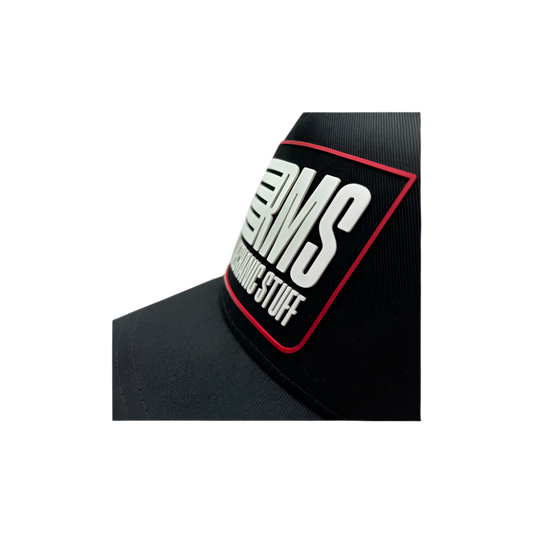 Real Mechanic Stuff Square Logo Trucker Hat Side