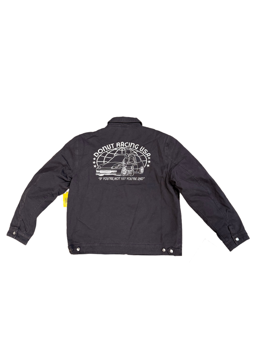Donut Racing USA Black Canvas Jacket