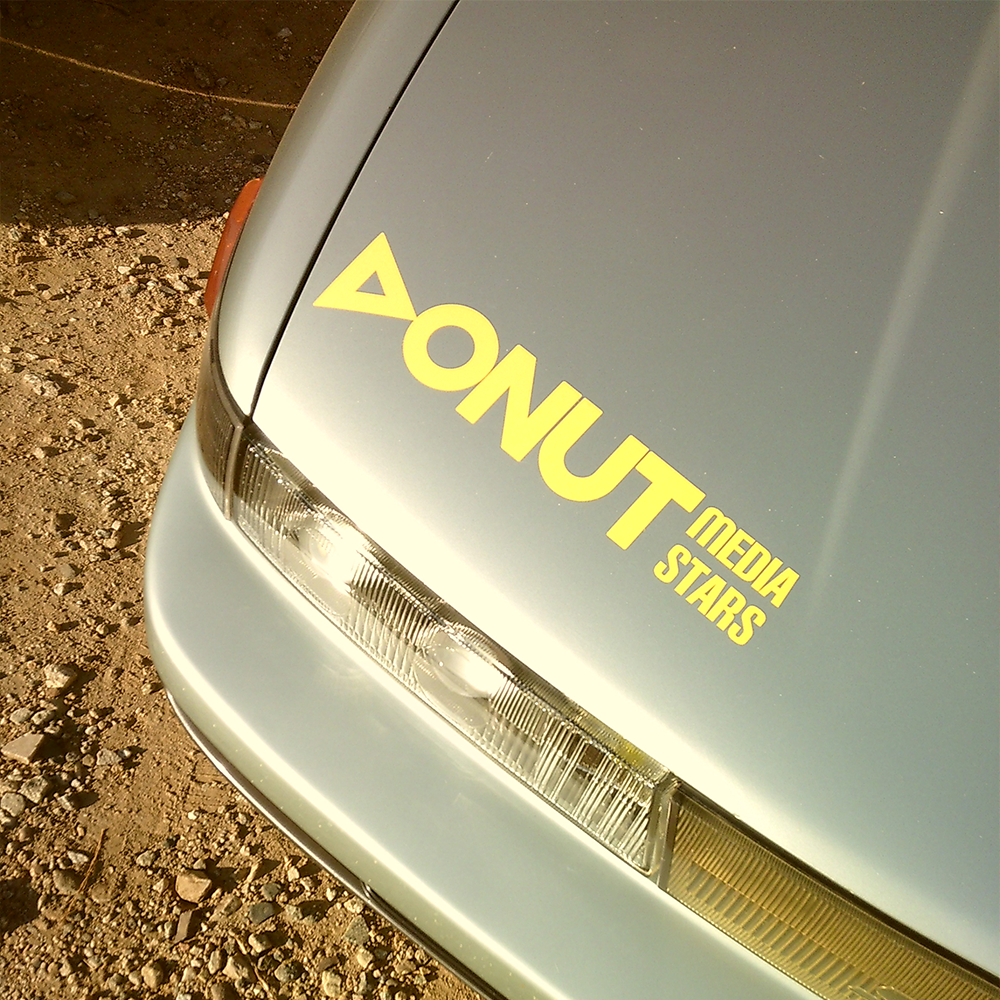 DONUT MEDIA STARS OVERSIZE DECAL In Use