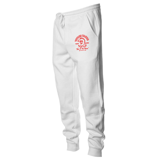 Yota's Tacos Sweatpants - White (Side)