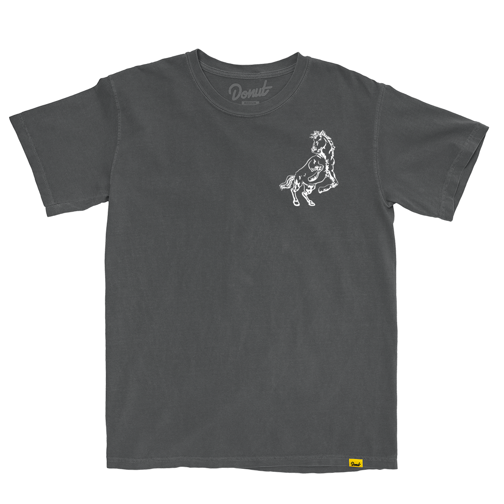 Big Buff Horse T-Shirt - Black Front