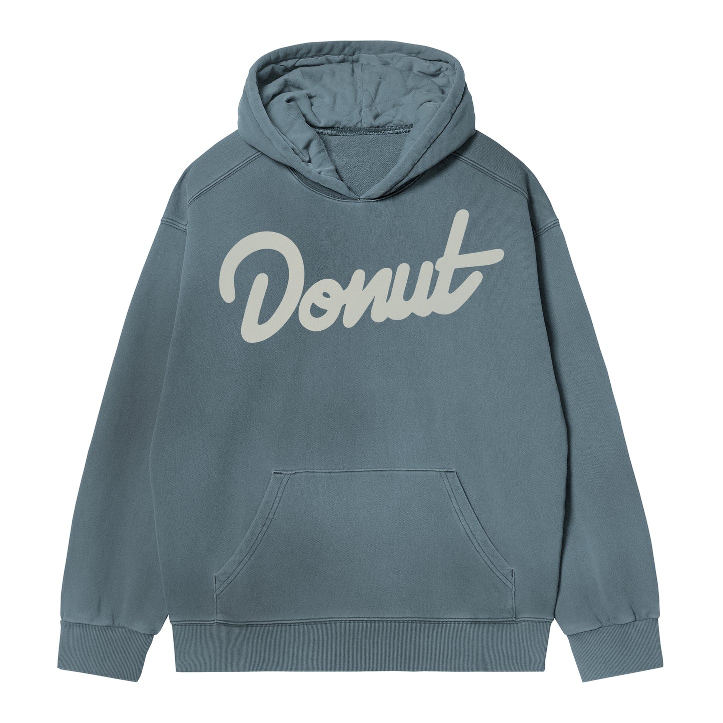 Donut Logo Hoodie Blue