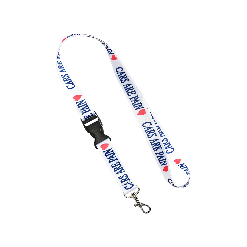 Cars Are Pain Lanyard