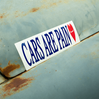 Cars Are Pain Bumper Stickers Lifestyle