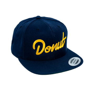 Donut Snapback Hat - Navy