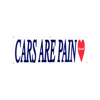 Cars Are Pain Banner