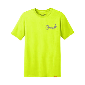Donut T-Shirt - Safety Green - front