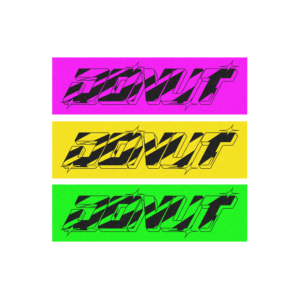 Donut Bumper Sticker (3 Pack)