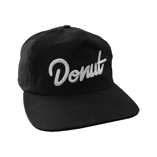 Donut Snapback Hat 2.0 - Black
