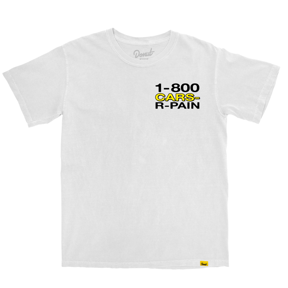 1-800-Cars-R-Pain T-Shirt Front