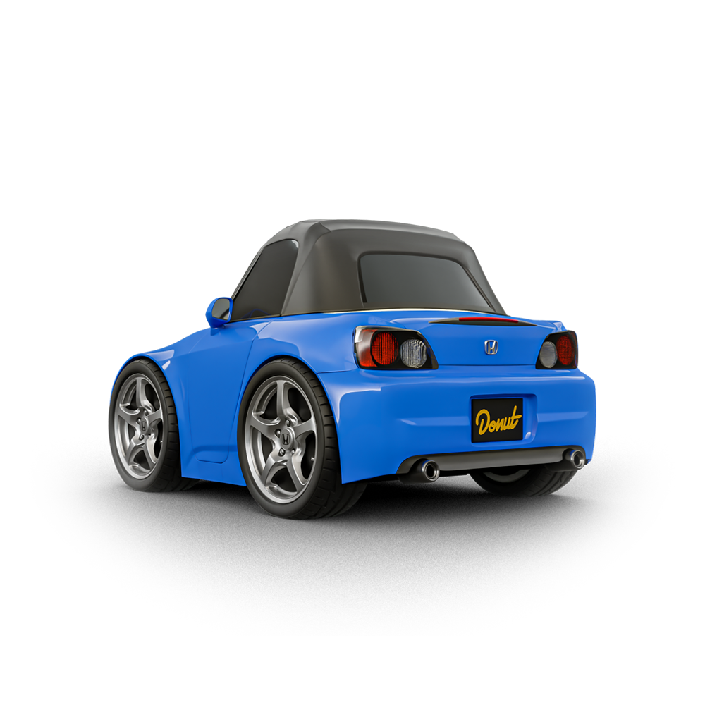 S2000 Blue Rear STOCKY Honda S2000 - Apex Blue – Donut Media Store