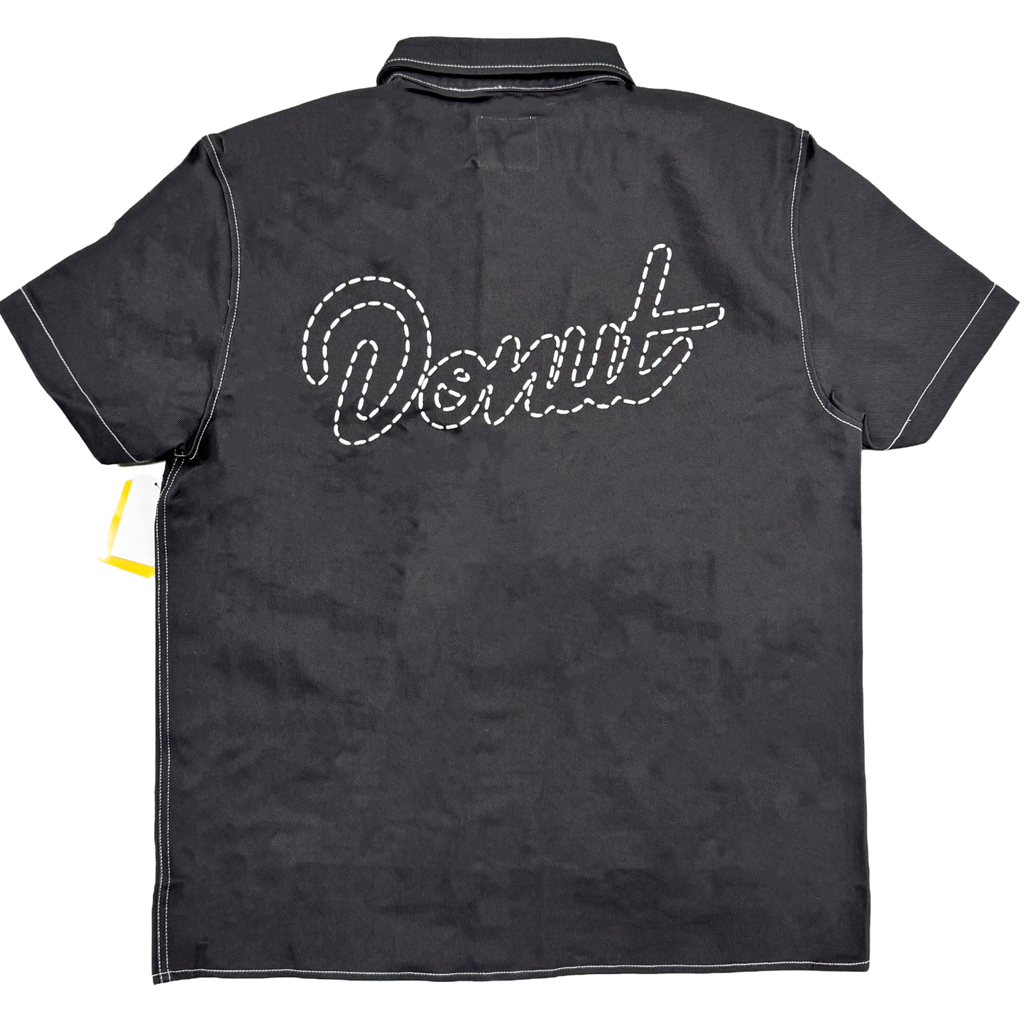 Donut Black Shop Short Sleeve Work Shirt