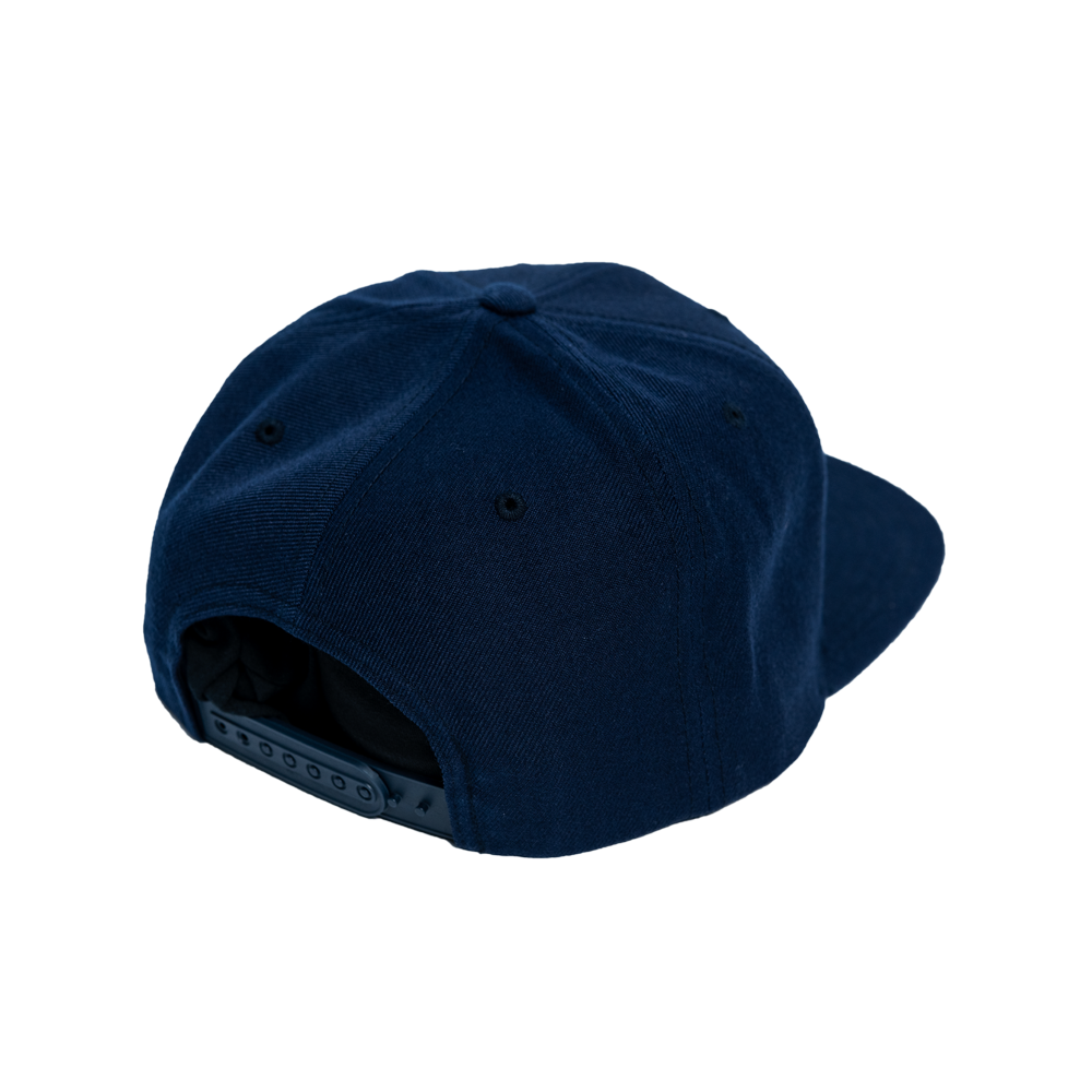 Donut Snapback Hat Navy
