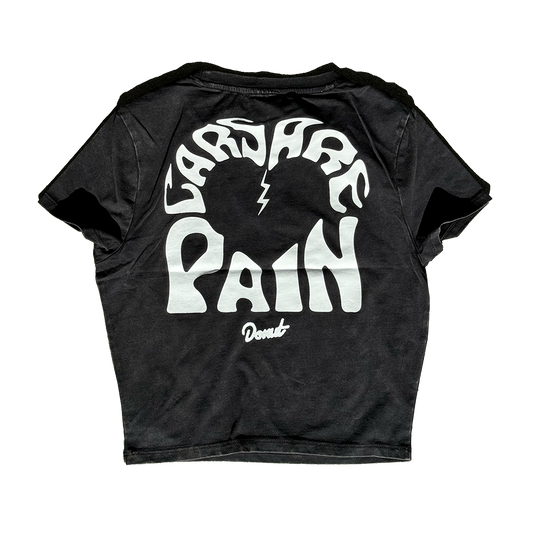 Car Are Pain Crop T-Shirt Back