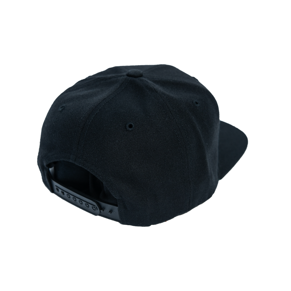 Donut Snapback Hat - Black Back