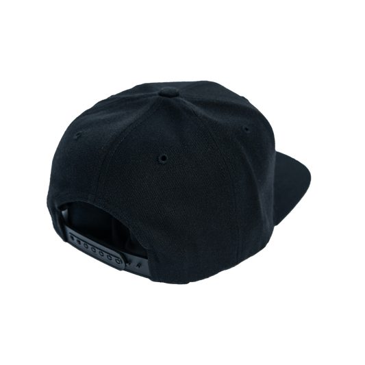 Donut Snapback Hat - Black Back