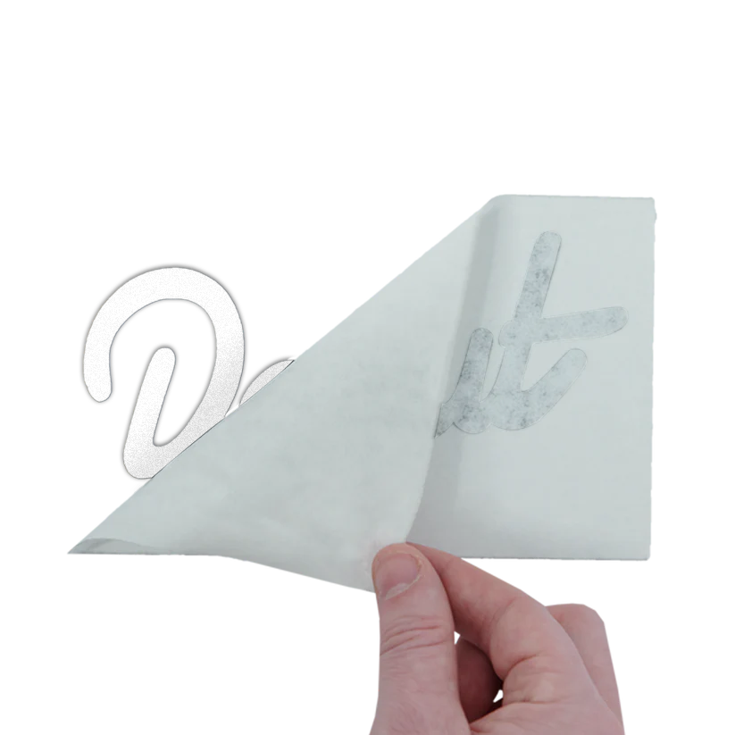 Donut Sticker - 6" - White