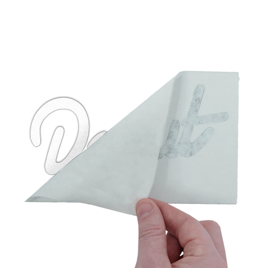 Donut Sticker - 6" - White
