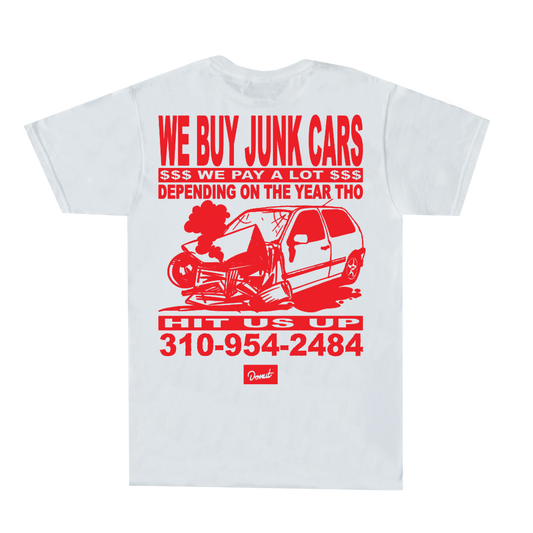 Junk Cars T-Shirt - White