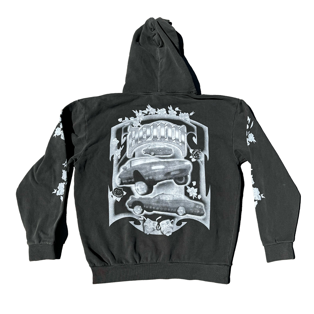 LOWRIDER AIRBRUSH HEAVYWEIGHT HOODIE Donut Media Store