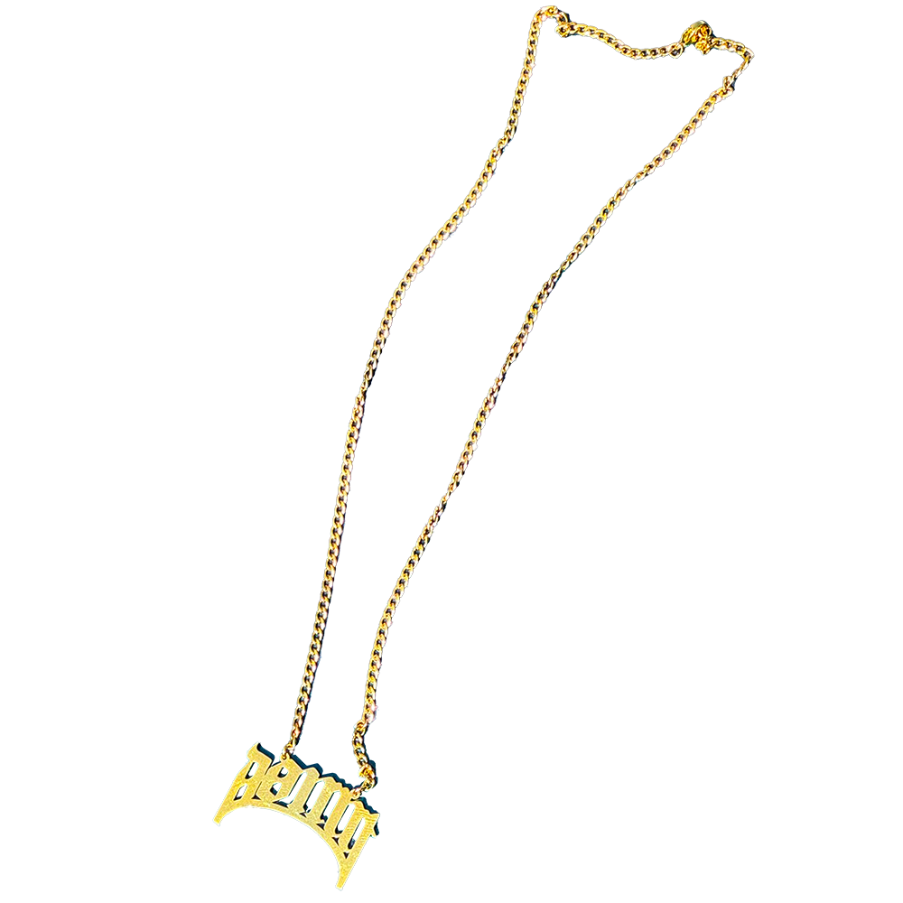 LOWRIDER PLAQUE NECKLACE