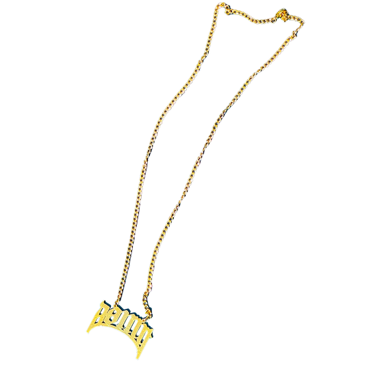 LOWRIDER PLAQUE NECKLACE