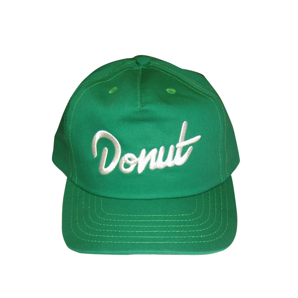 Donut Logo Hat - Kelly Green Front