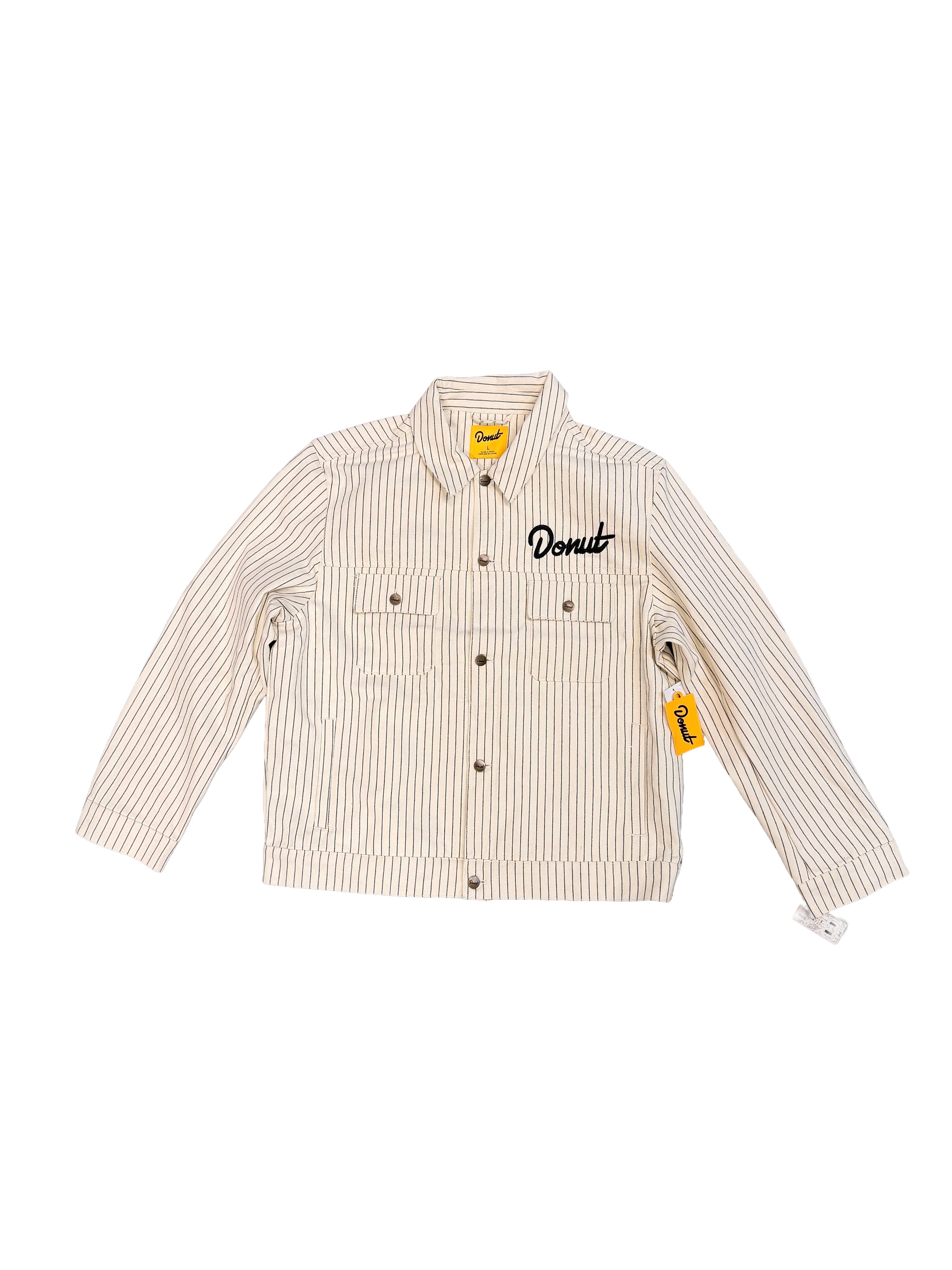 Donut Pinstripe Jacket Natural