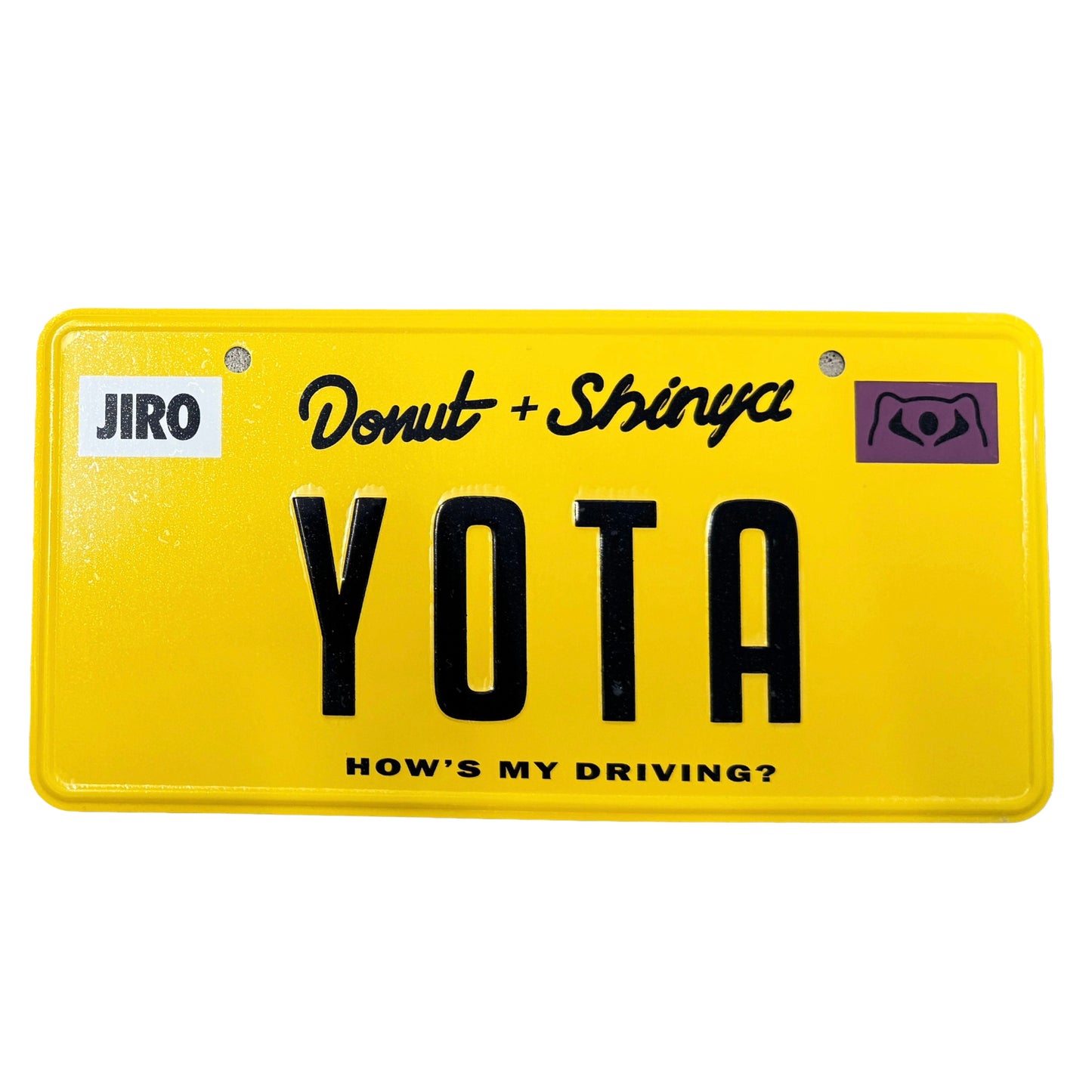YOTA License Plate