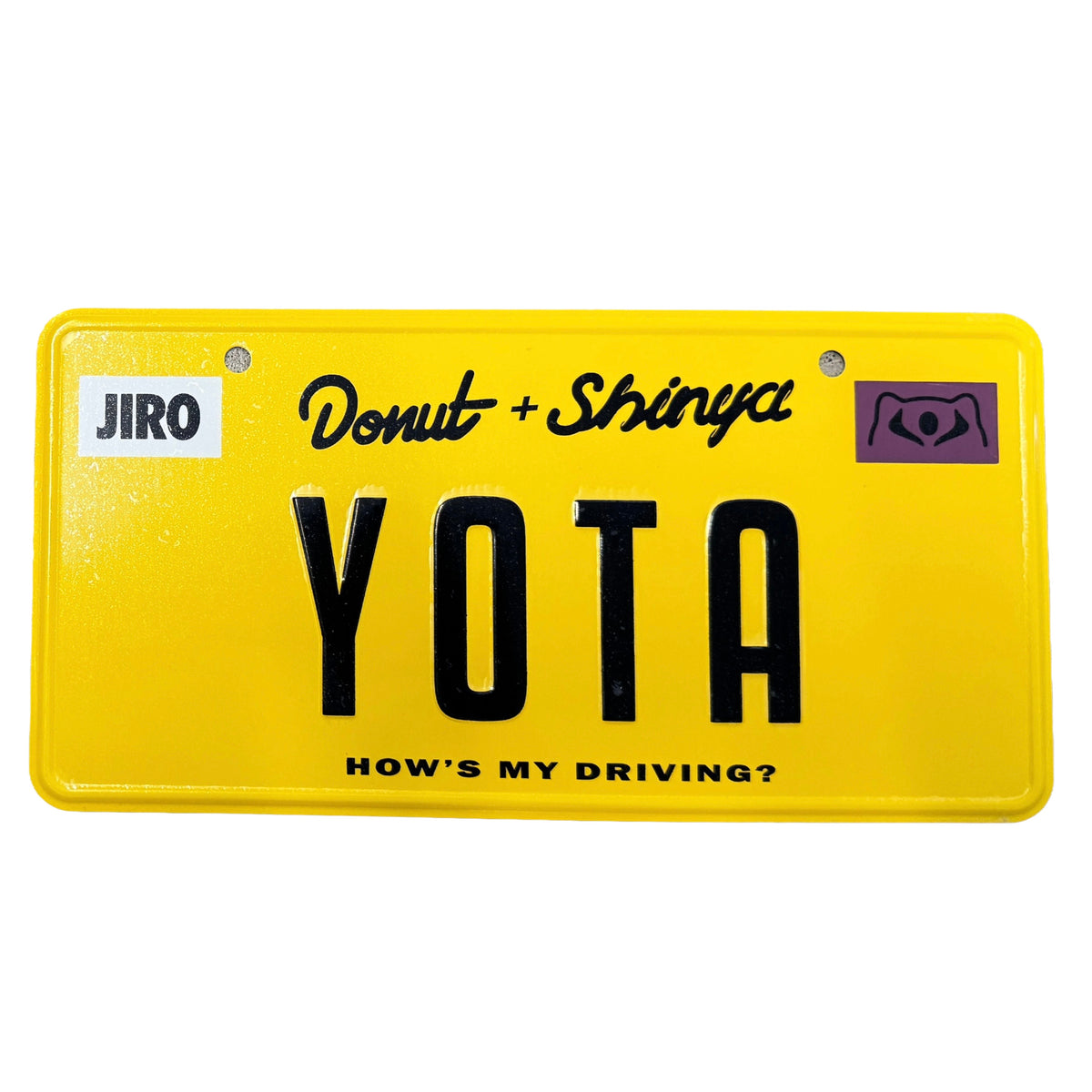 YOTA License Plate