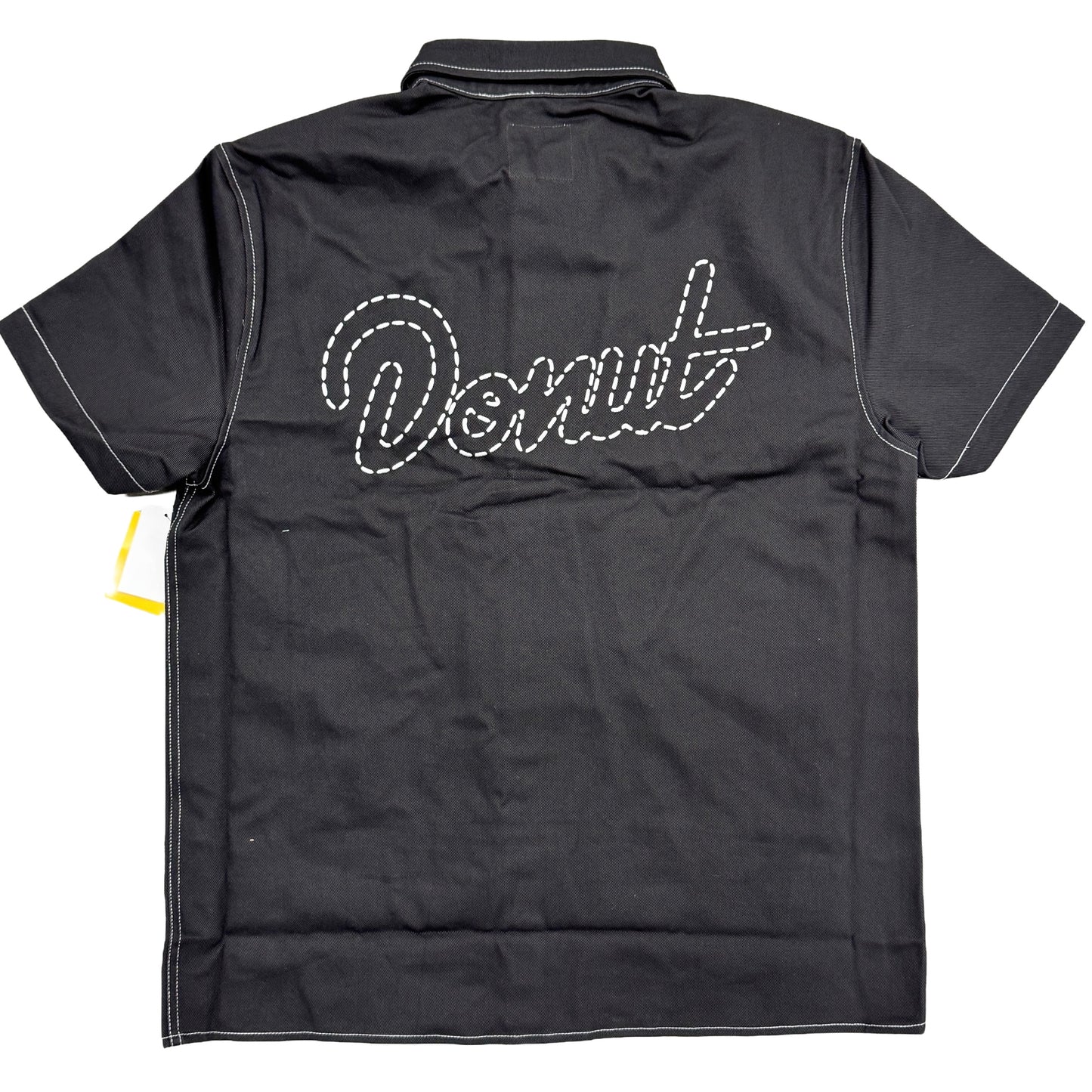 Donut Black Shop Short Sleeve Work Shirt