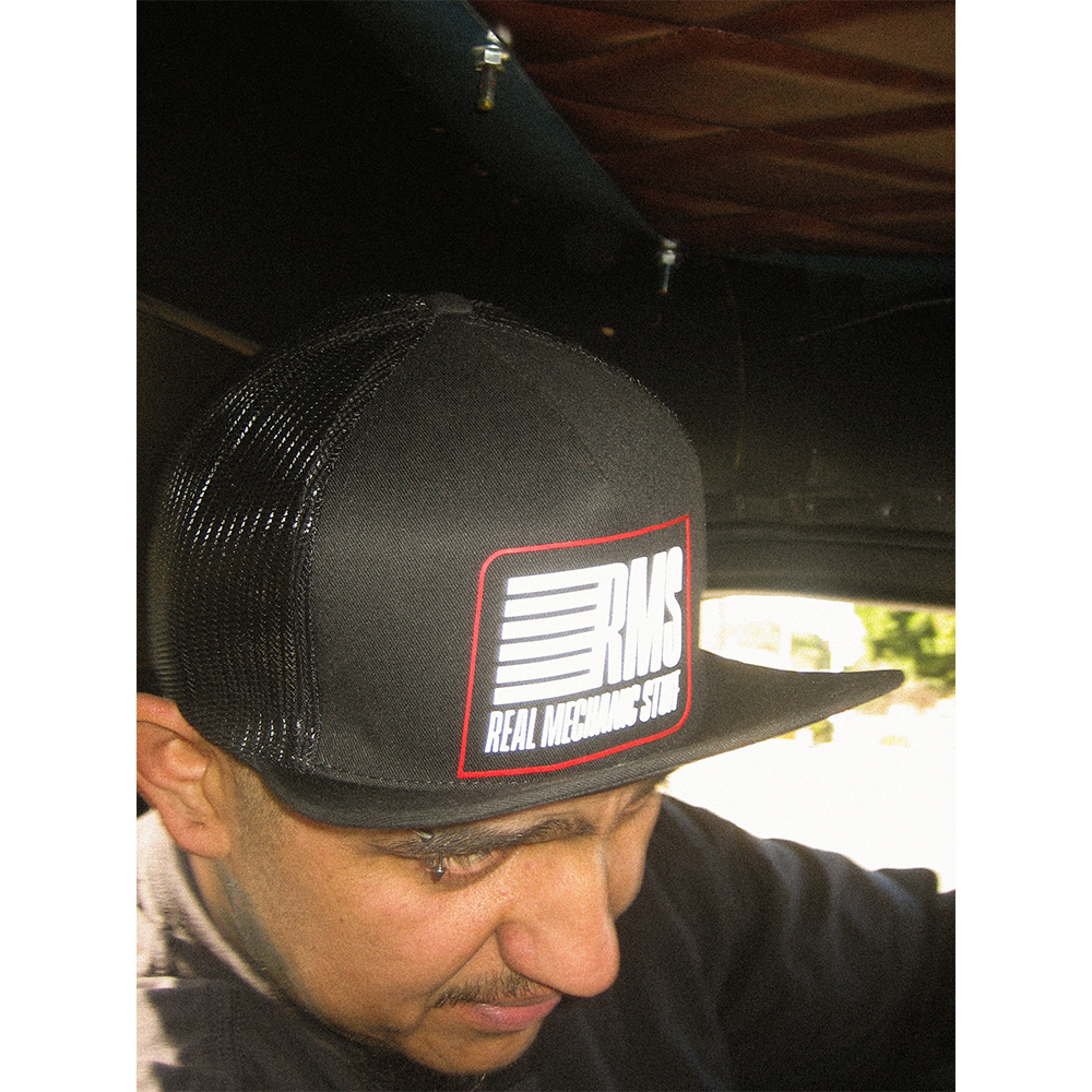 Real Mechanic Stuff Square Logo Trucker Hat