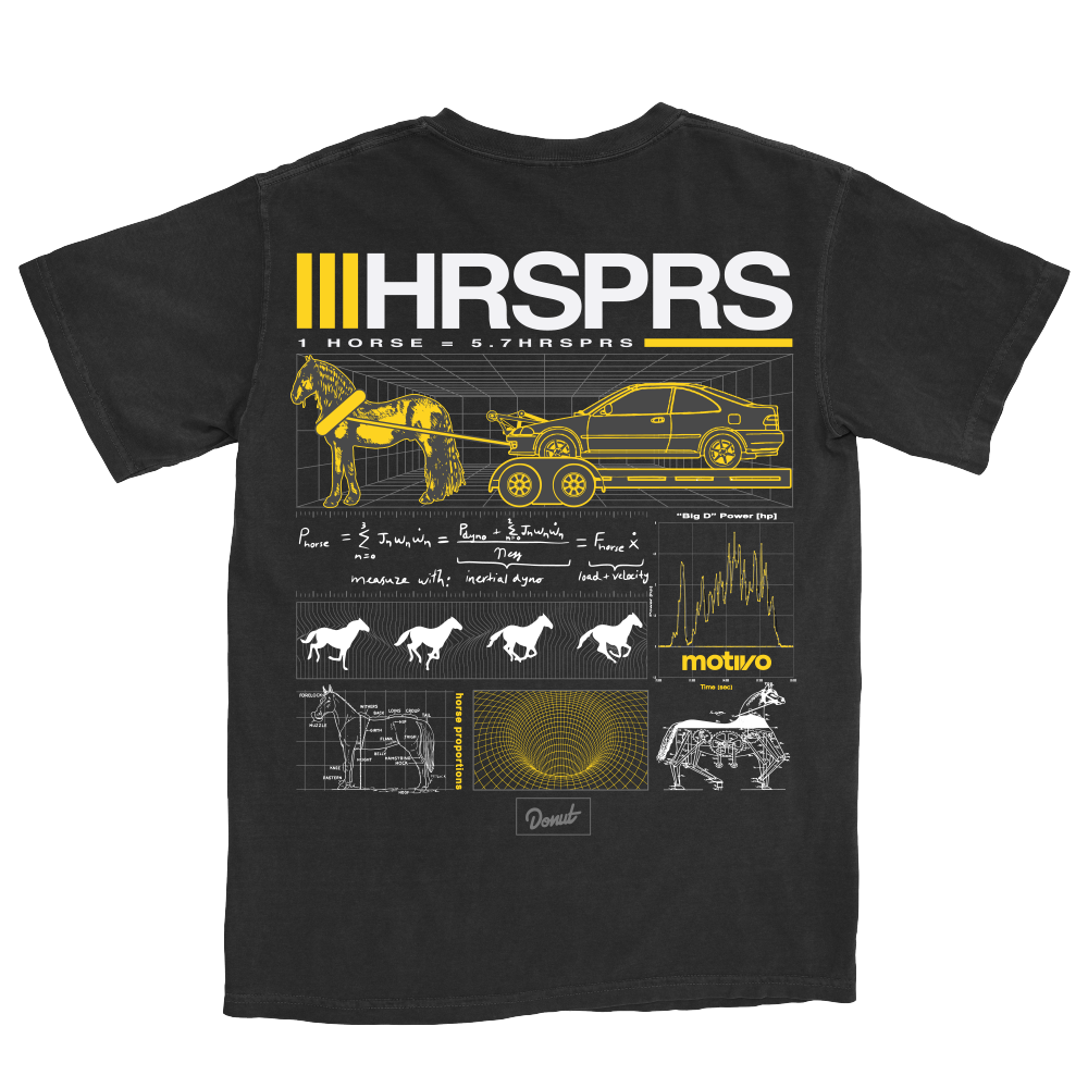 How Many HRSPRS Does a Horse Make T-Shirt Back
