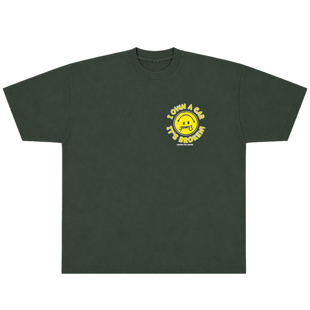 Broken Car Tee - Ivy