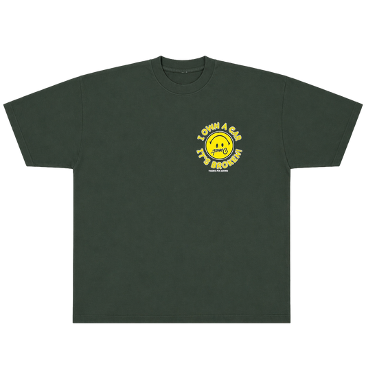 Broken Car Tee - Ivy