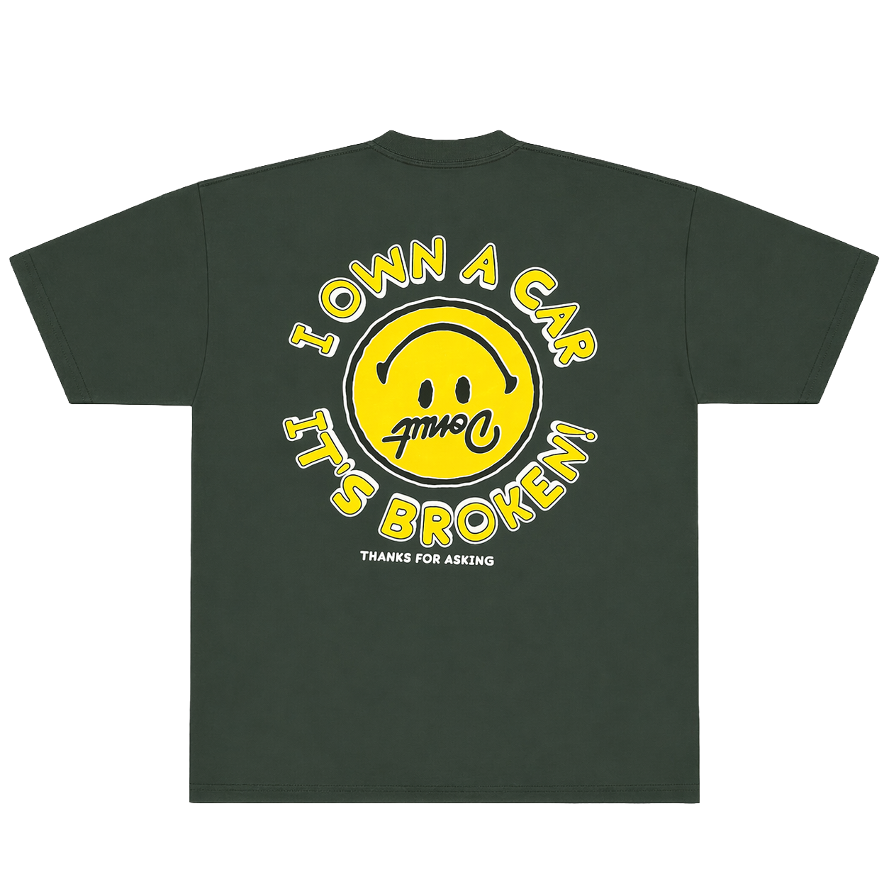 Broken Car Tee - Ivy