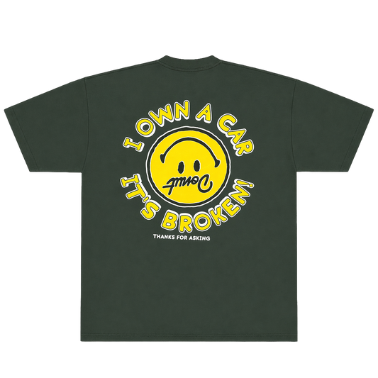 Broken Car Tee - Ivy