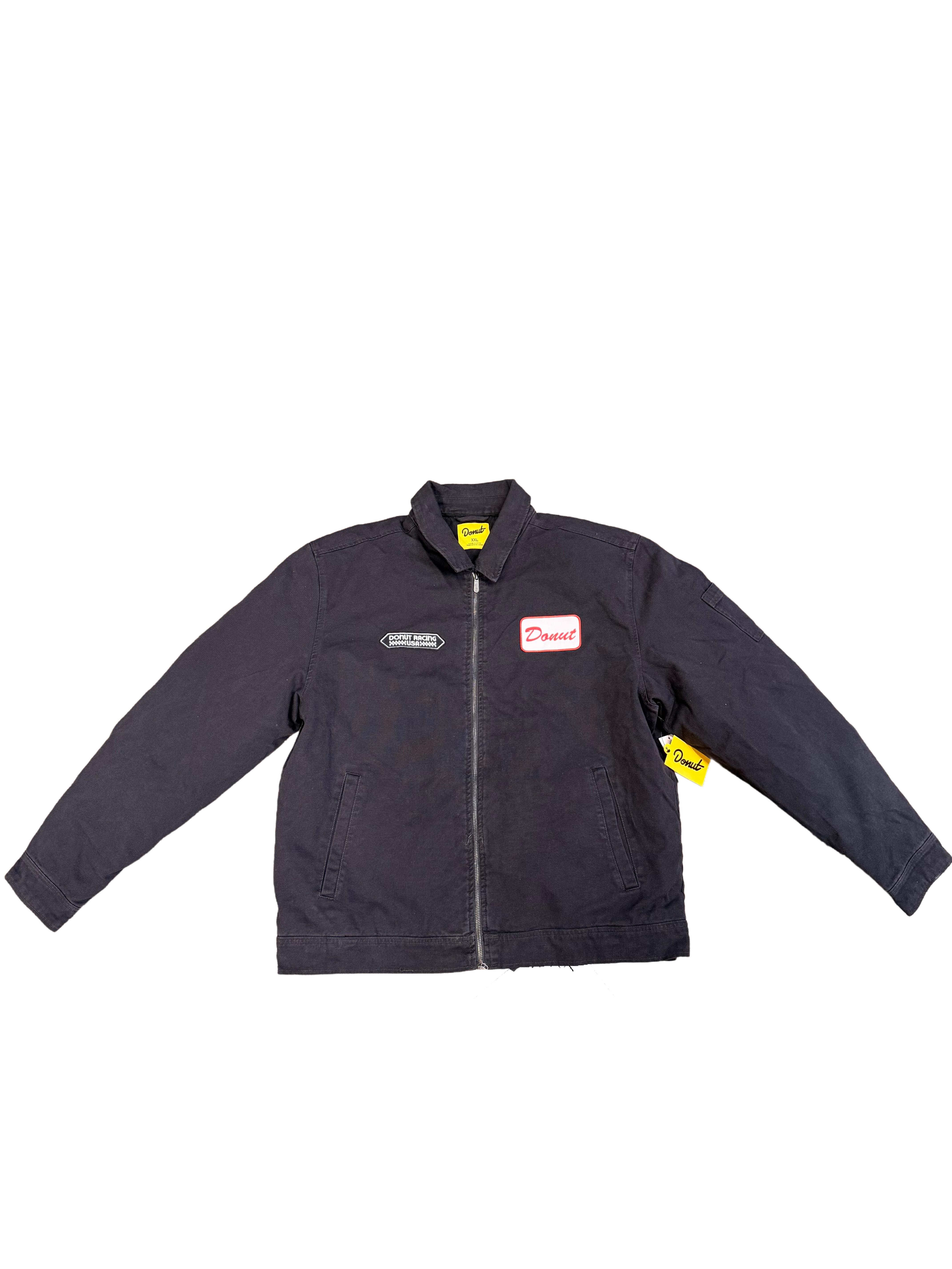 Donut Racing USA Black Canvas Jacket