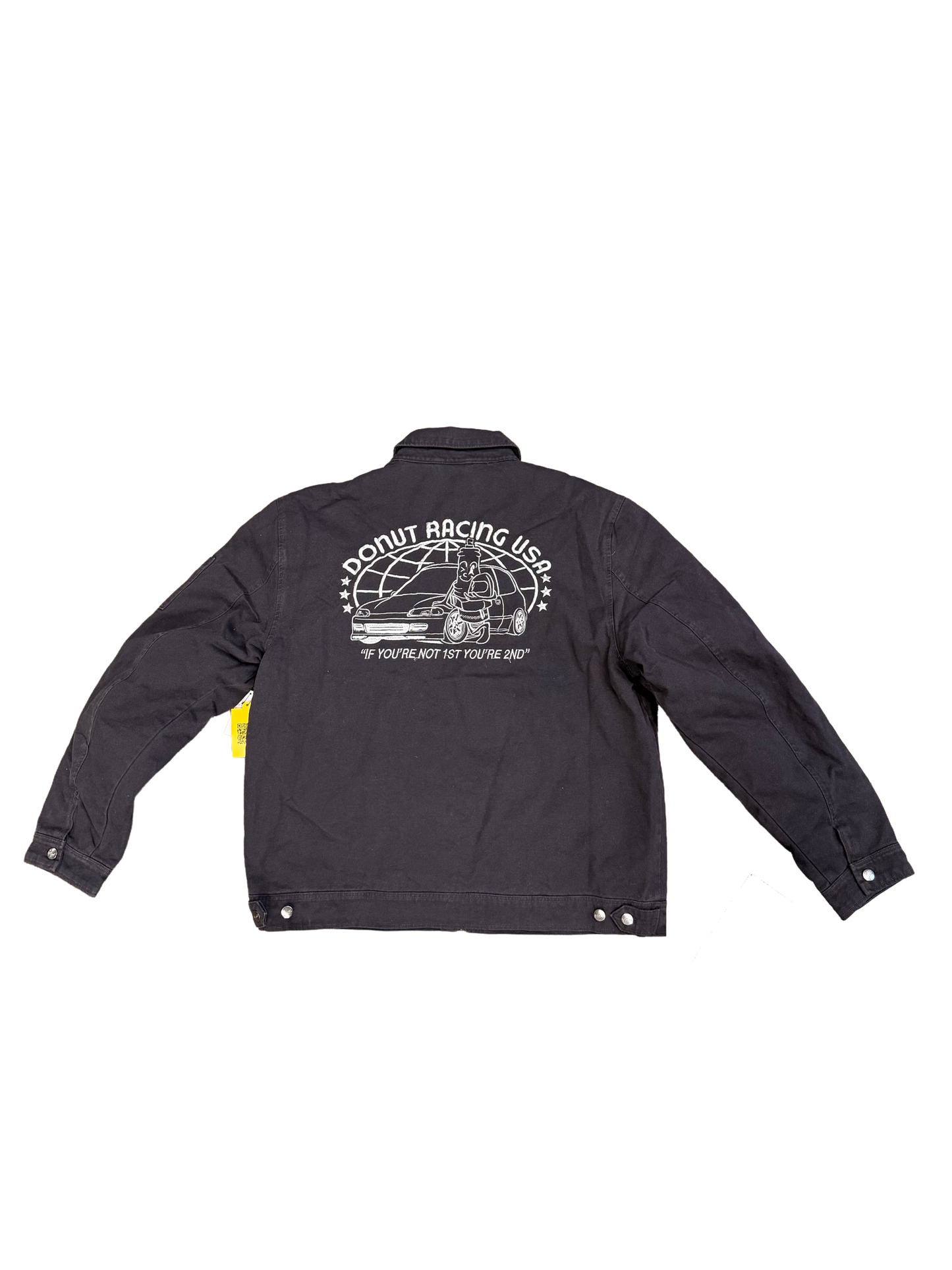 Donut Racing USA Black Canvas Jacket