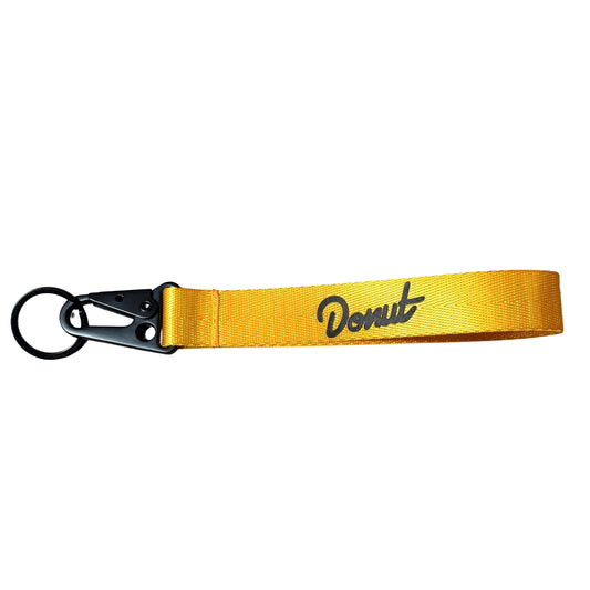Donut Logo Lanyard Keychain - Yellow