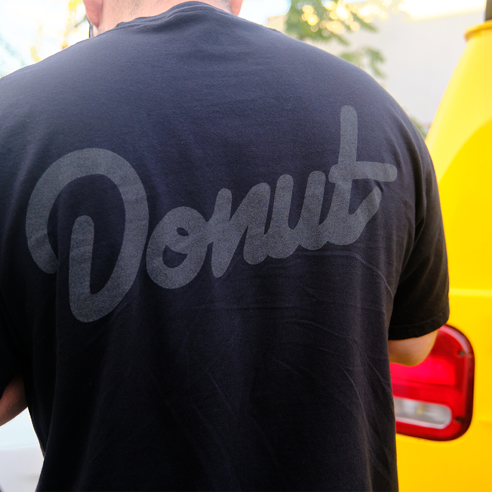 Dark Mode Donut T-Shirt In Use 2