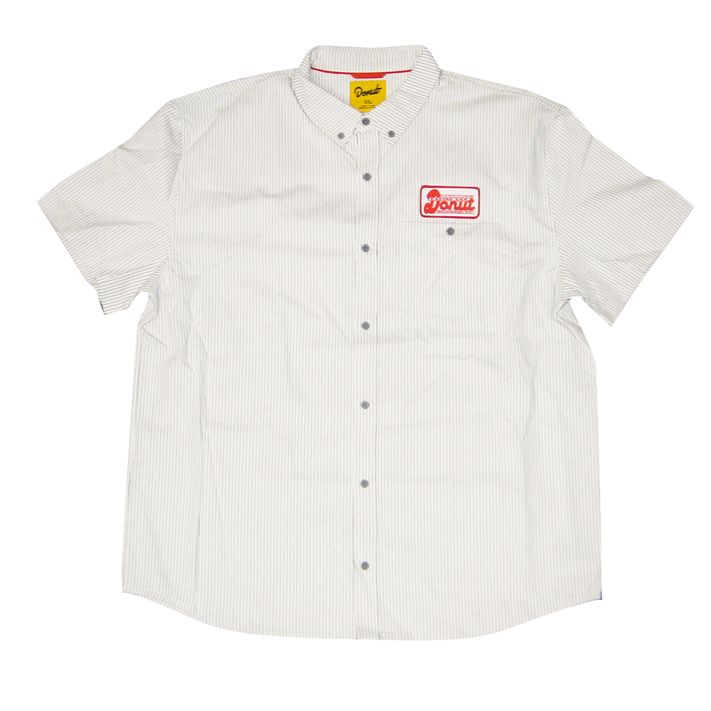 DONUT RACING USA PINSTRIPE WORK SHIRT Front