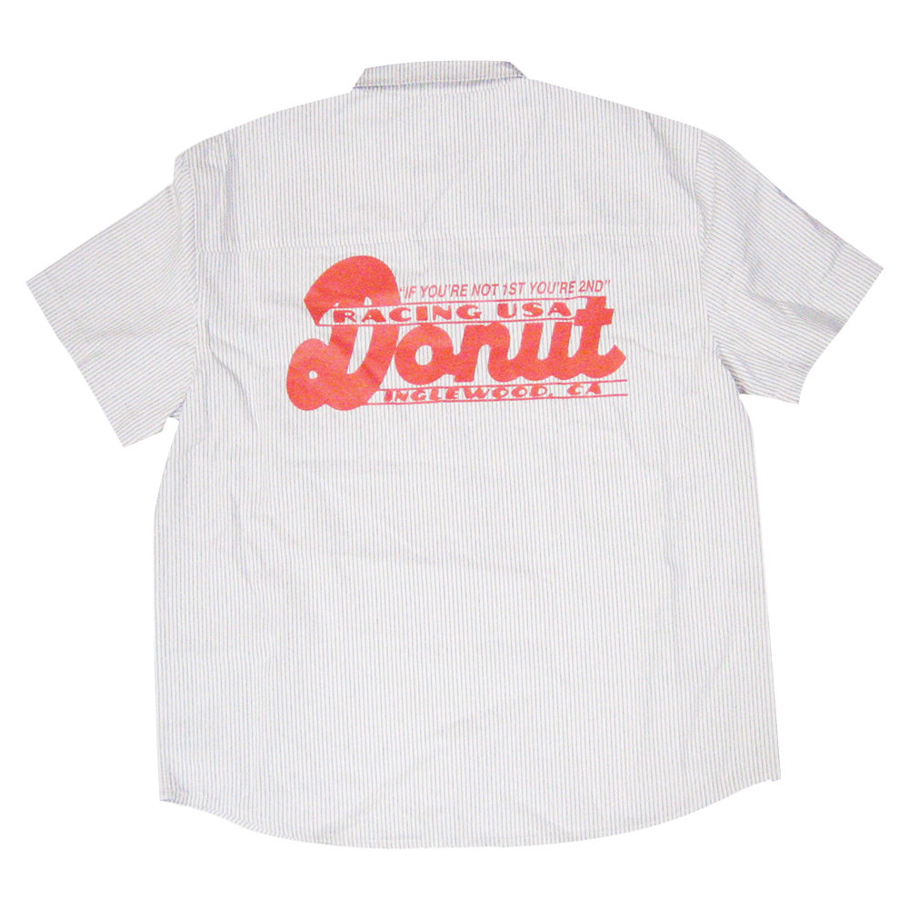 DONUT RACING USA PINSTRIPE WORK SHIRT Back