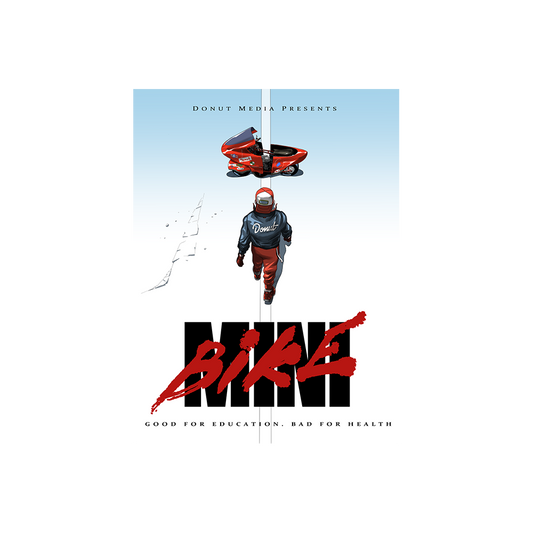 Little Red Mini Bike Poster