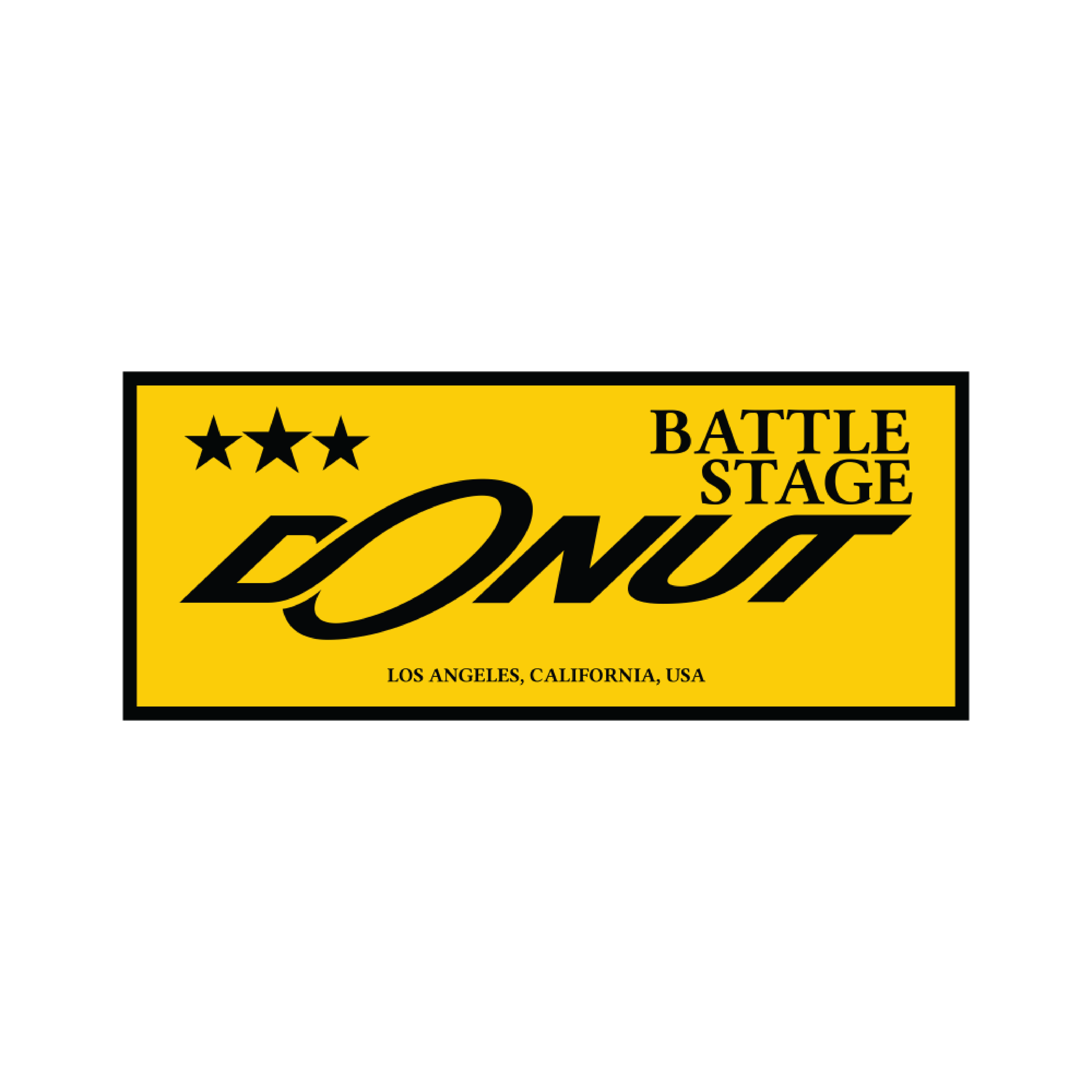 Donut Battle Stage Sticker