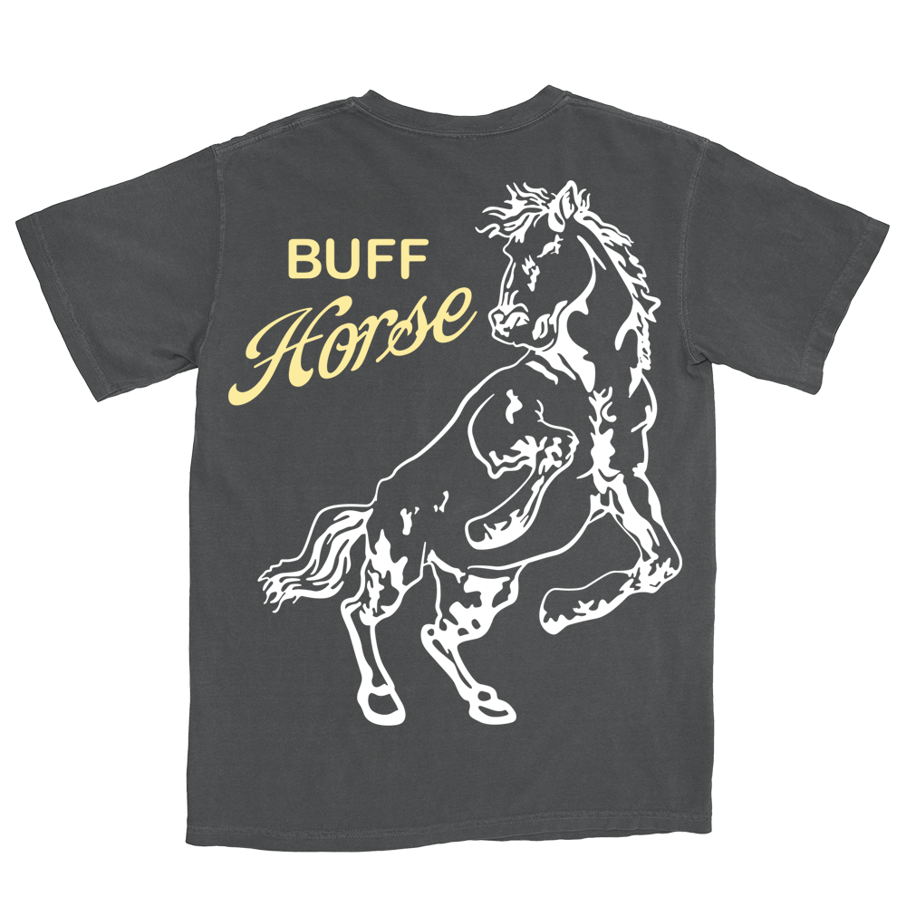 Big Buff Horse T-Shirt - Black Back