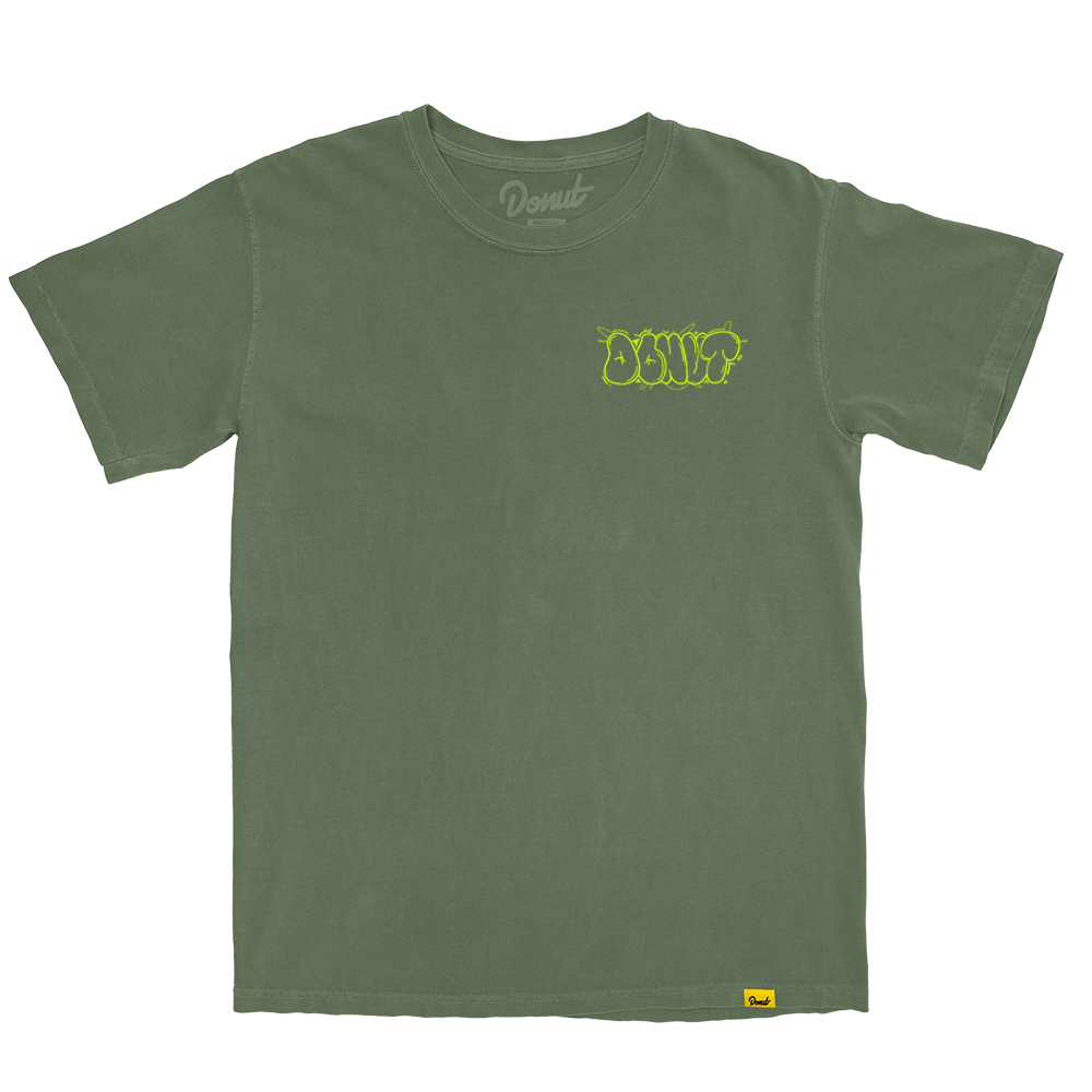 Bubble T-Shirt - Olive Front